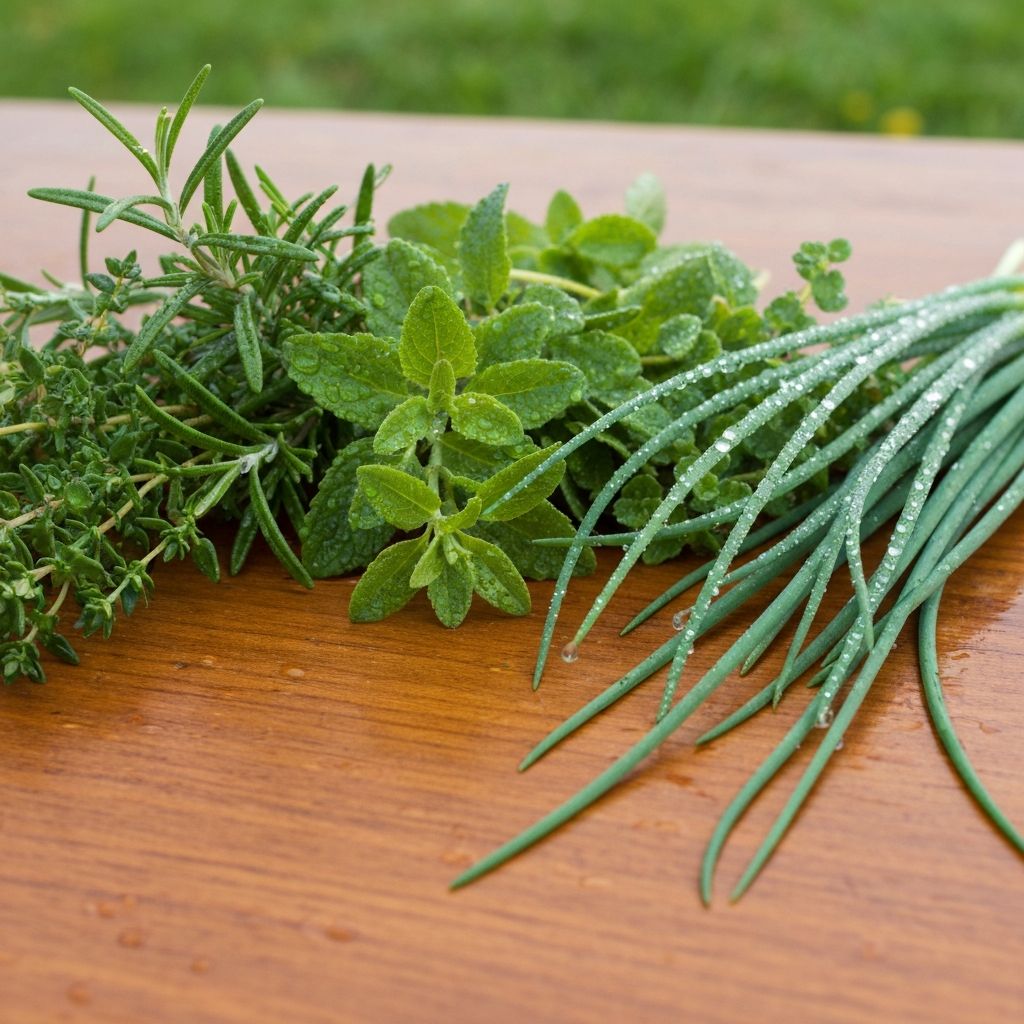 Natürliche Kräuter und Pflanzen