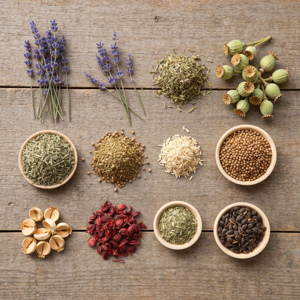 Getrocknete Kräuter